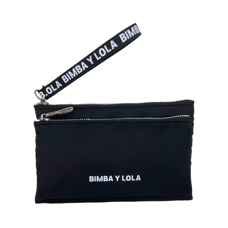 Bimba y Lola Nylon Double Wallet Clutch — UFO No More