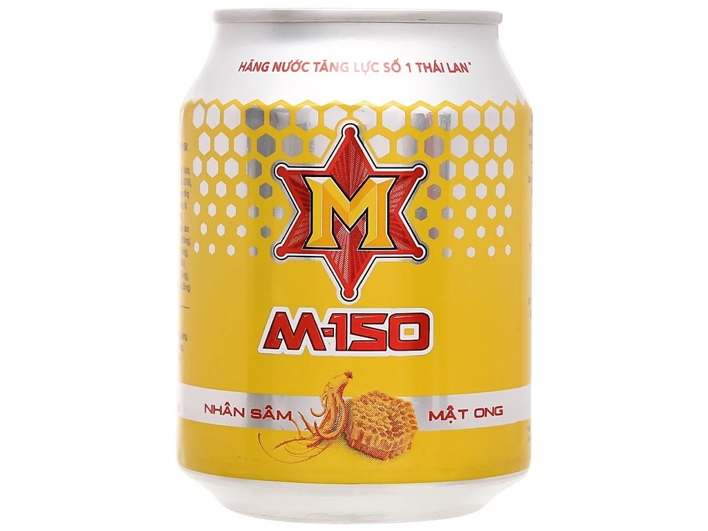Quà tặng Nước tăng lực M150 vị nhân sâm mật ong lon 250ml