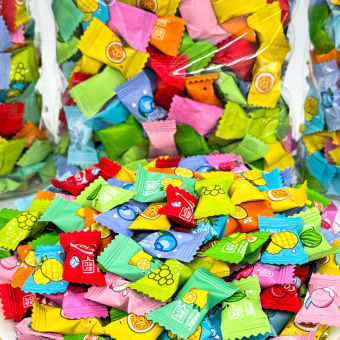 Kẹo ngậm trái cây Vitamin C mát lạnh bạc hà thơm miệng