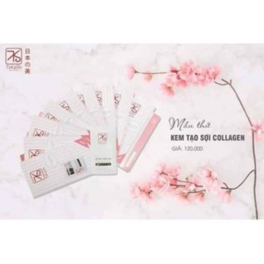 Kem tạo sợi colagen TAKASHI 150ml mẫu dùng thử