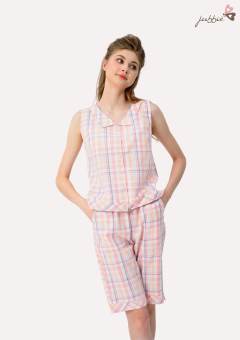 Bộ sát nách lửng trên gối mặc nhà mùa Hè Jubbie 2273