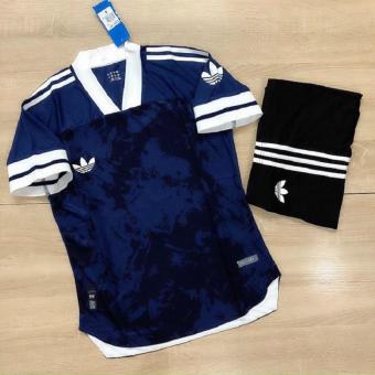 Bộ Quần Áo Thể Thao DAS 3 Lá Màu Xanh Than Vải Gai Thái Hàng Cao Cấp Cực Chất Thấm Hút Mồ Hôi - Áo Đá Banh PP Bởi TrenDos