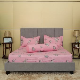 Bộ Ga Gối Cotton Hometex - Bộ Drap Gối Bọc Nệm Vải Cotton Hoa Hometex - CTY May Thiên Hà