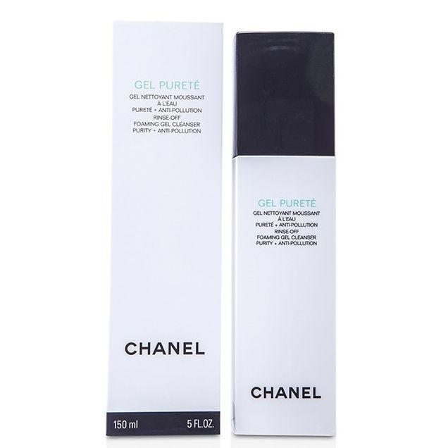 Sữa rửa mặt Cha.nel Gel Purete Foaming Gel Cleanser Purity Anti-Pollution tupe 150ml của Pháp - dành cho da nhờn mụn