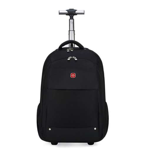 Ba lô có bánh xe tay kéo cho người lớn du lịch đi làm size 18 màu đen TL550