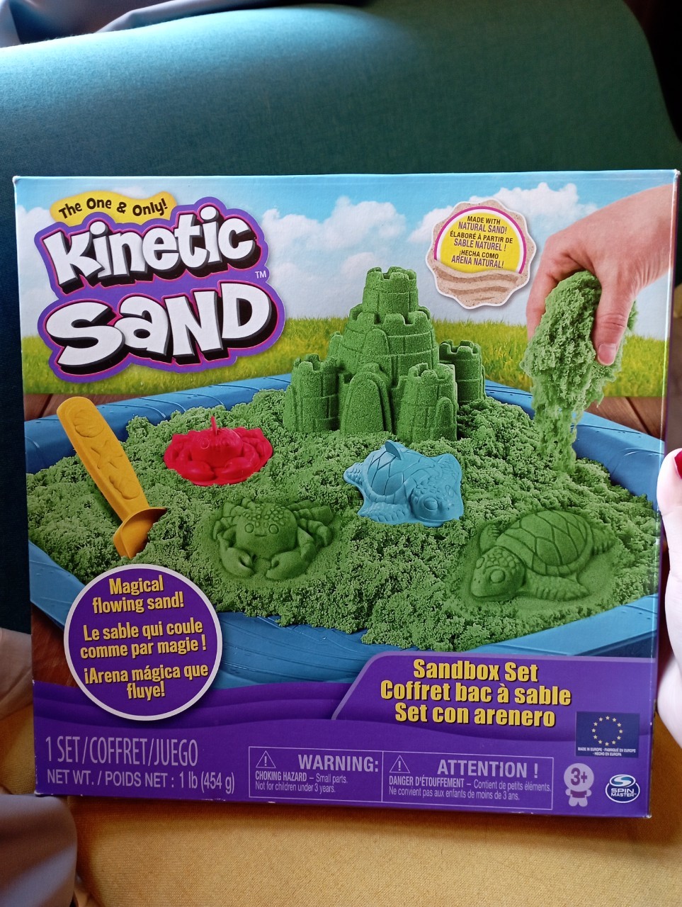 Kinetic Sand - Bộ cát, Dụng cụ và Khay chơi cát tặng kèm quà