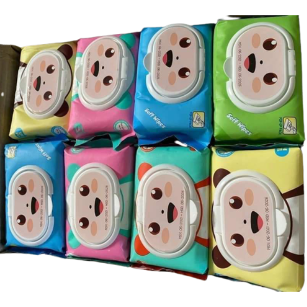Khăn/Giấy ướt Phú Đạt cao cấp, kháng khuẩn, không mùi 120 tờ /1 gói