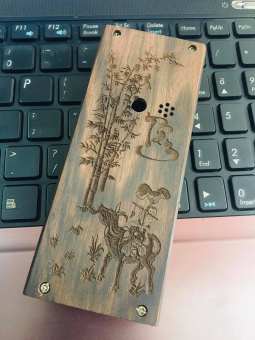 Vỏ gỗ cho điện thoại Nokia 6300