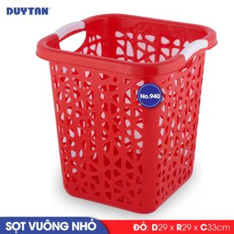 Sọt Vuông Nhỏ Duy Tân No.0940 (Nhiều Màu) Kiểu dáng đơn giản, thuận tiện. Sọt dùng để chứa đồ cồng kềnh, đựng đồ chơi trẻ em, quần áo, vật dụng gia đình....tiết kiệm không gian giúp căn nhà được gọn gàng,