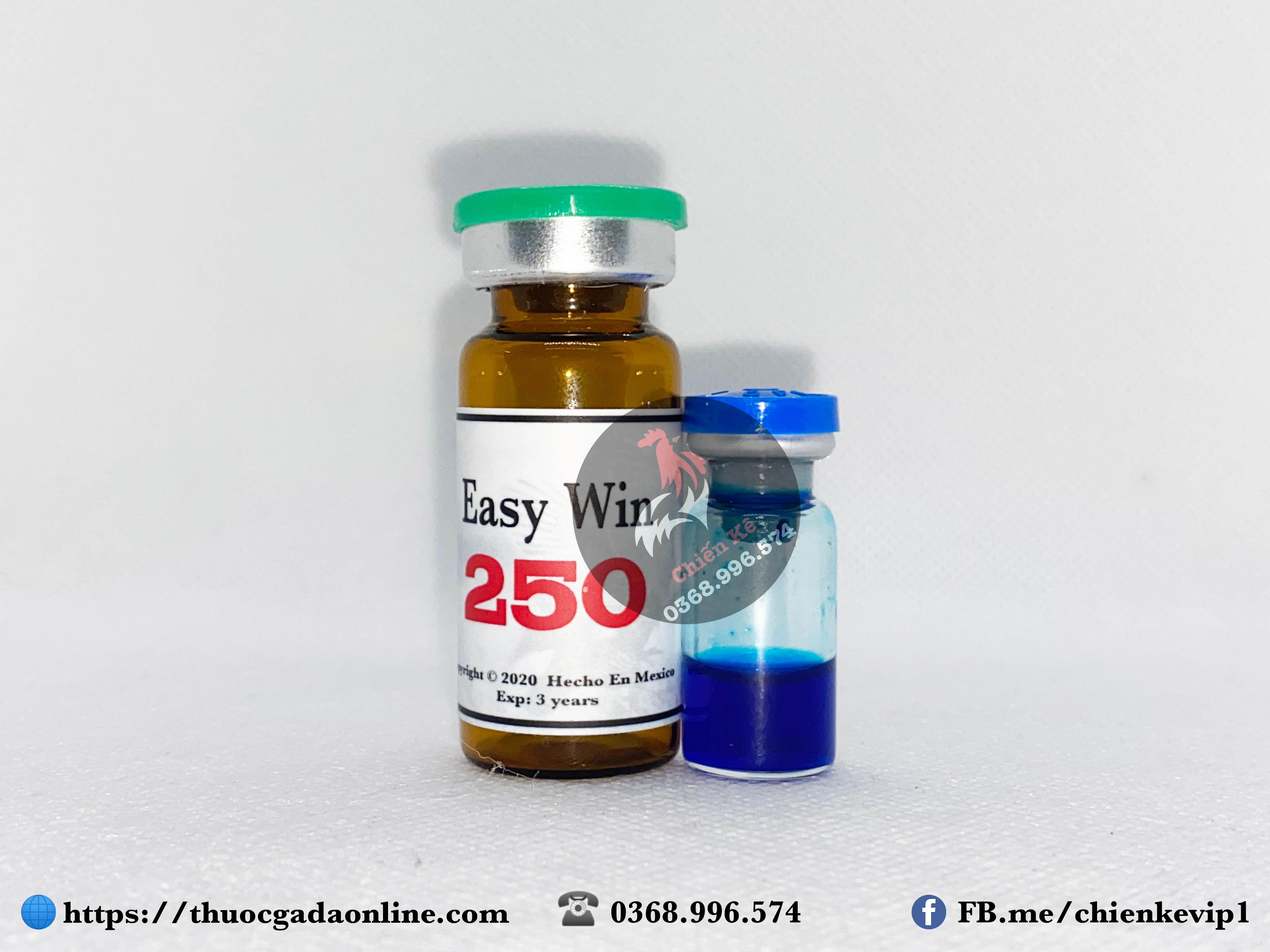 Thuốc chích gà đá - easywln 250 - nguyên chất - xuất xứ mexico - giúp gà tăng bo lớn, chống ói, tải cựa, cực kỳ lỳ đòn