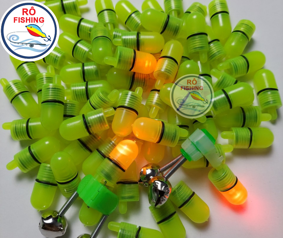 Combo 5 Đèn led gắn chuông báo cá/ Đèn gắn chuông báo cá câu đêm