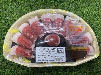 Gầu Bò Mỹ cắt lẩu/xào -  250 gram