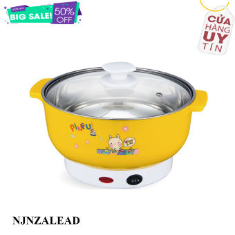 Nồi lẩu điện - Nồi lẩu điện đa năng có nắp kính cao cấp - Nồi lẩu đa năng - Công suất 600W, Giao màu ngẫu nhiên - Hàng xịn rất bền -UY TÍN [ Hỗ trợ đổi trả 7 ngày ]
