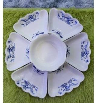 Bộ bát đĩa thờ cúng gia tiên (Bộ bát đĩa hoa mặt trời)