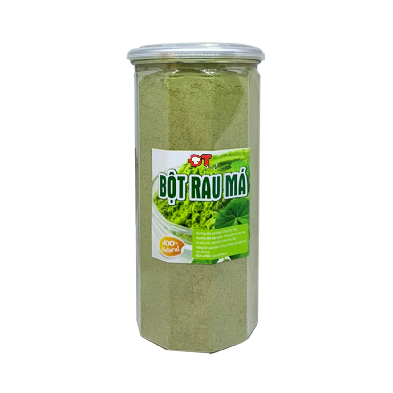 Bột Rau Má Nguyên Chất DTFood 500g