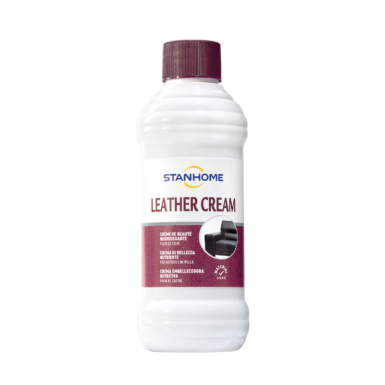 Kem dưỡng làm sạch da thật đồ da 2 trong 1 stanhome leather cream 250ml