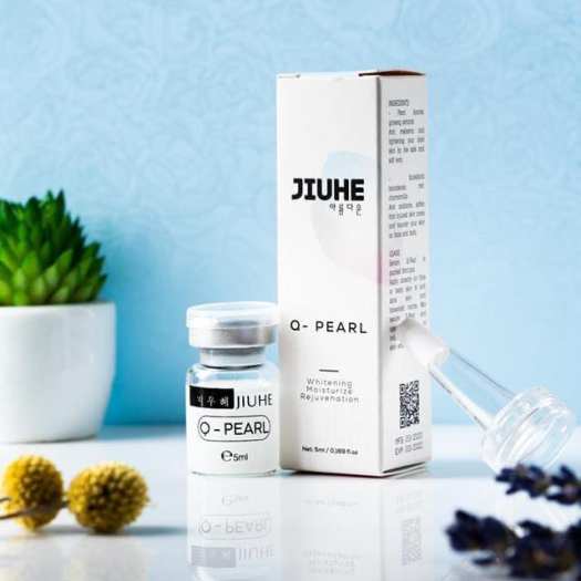 Serum tinh chất JIUHE Q PEARL giảm vết thâm ở nách bẹn đùi hông vết sạm trên khuôn mặt , hết thâm mắt, sẹo do mụn dùng được cho người lớn và trẻ em - serum jiuhe hàn quốc