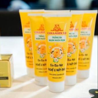 Sữa rửa mặt nghệ và mật ong collagen x3