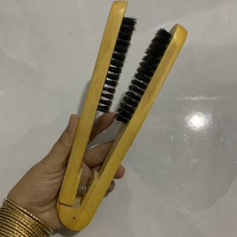 *>*KẸP DUỖI TÓC KHÔNG CẦN NHIỆT ( CÁN GỖ)