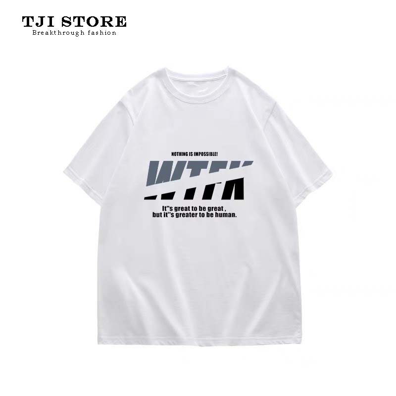 Áo thun unisex nam nữ form rộng tay lỡ, áo thun AO162, Áo phông tay lỡ form rộng TJI STORE 100% vải cotton ulzzang (ảnh thật video thật)