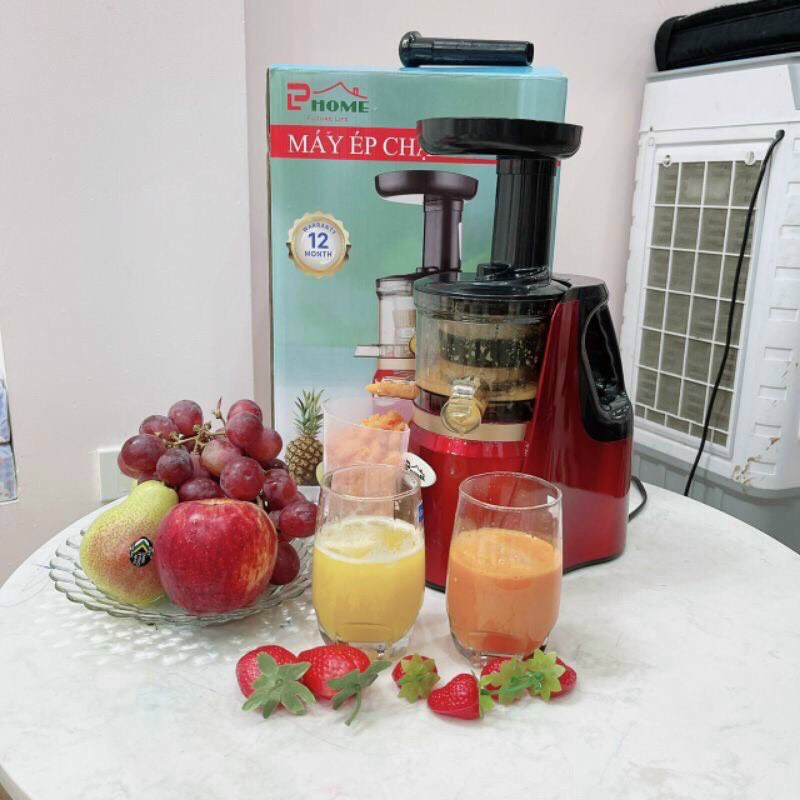 Máy ép chậm, máy ép hoa quả tốc độ chậm, máy ép chậm cao PL HOME - Hàng chính hãng