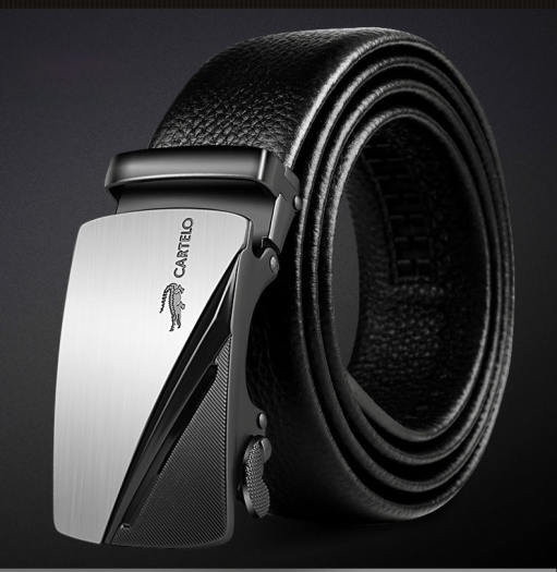 Thắt lưng da nam cao câp CARTELO -101, 104, 105, 73.  Thắt lưng  nam da bò. Dây lưng nam, dây nịt nam rộng 3,5cm [MYGOOD]