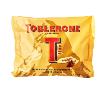 Socola sữa mật ong hạnh nhân túi lớn Toblerne 200g