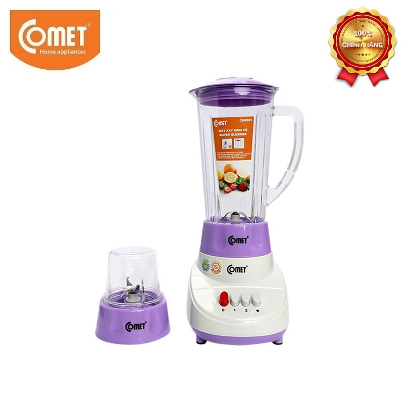 Máy xay sinh tố comet cm9985 ly nhựa 1,25 lít