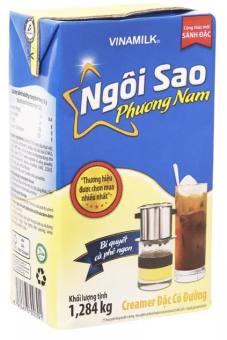 Sữa đặc Ngôi Sao Phương Nam màu xanh nước biển 1.284kg ( 12 hộp/thùng)