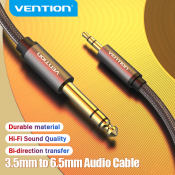 Vention 3.5mm to 6.5mm Jack Adapter Bi-direction Aux Cable