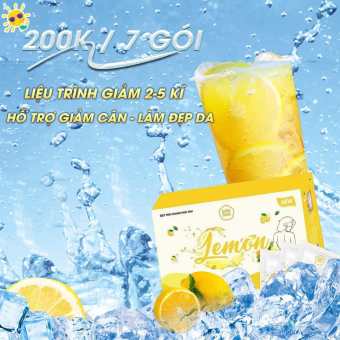 🎁 COMBO 3 hôp Nước Ép Vị Chanh Giảm Cân EMOSLIM siêu tốc kèm quà tặng