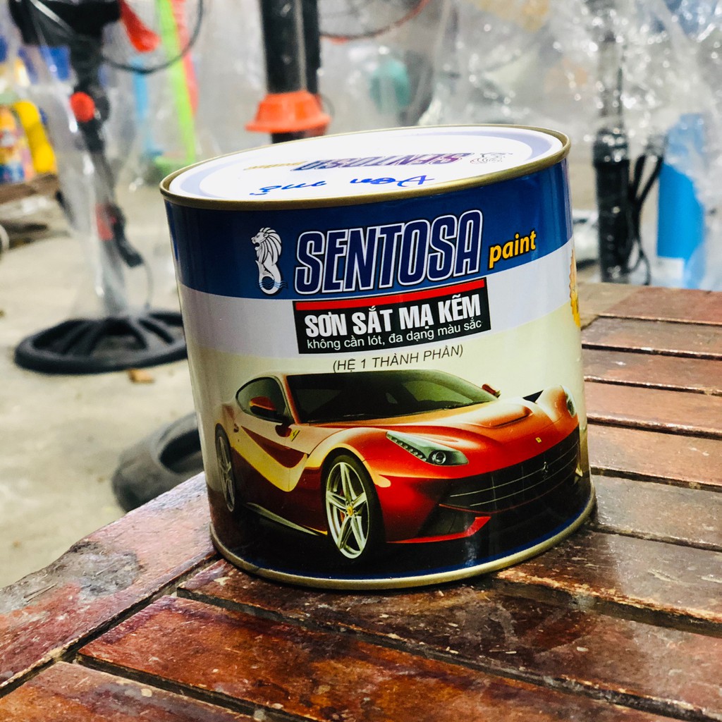 Sơn sắt mạ kẽm sentosa 1 thành phần 1kg