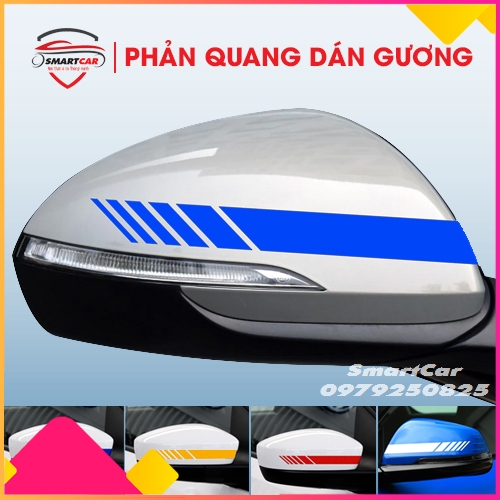 Tem phản quang, Decal phản quang, Dải phản quang dán Gương xe ô tô | SmartCar