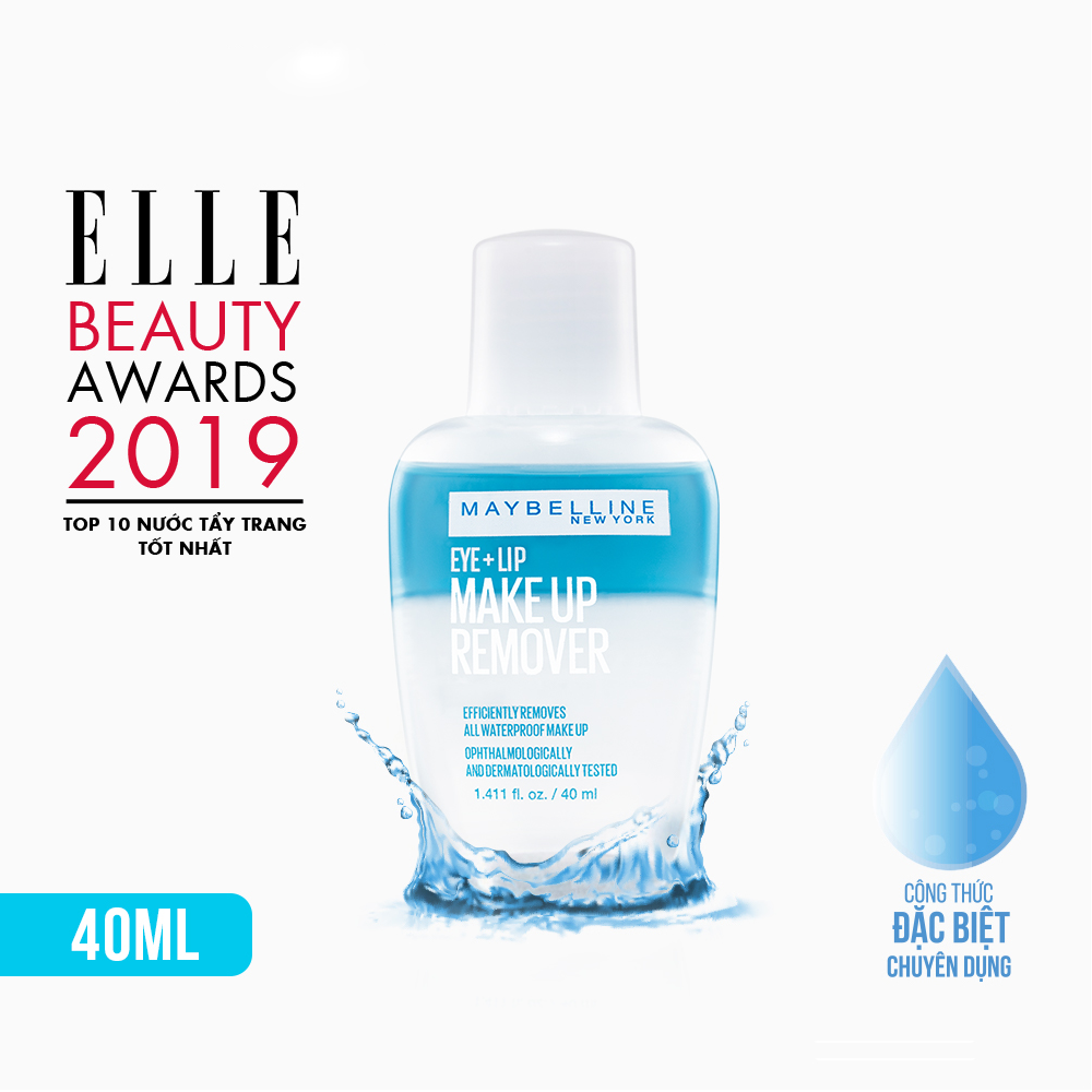 Tẩy trang mắt môi maybelline make up remover eye & lip 150ml