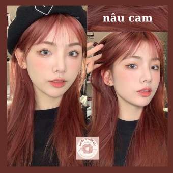 Thuốc Nhuộm Tóc Màu Nâu Cam - Lên Từ Nền Tóc Nâu Không Tẩy