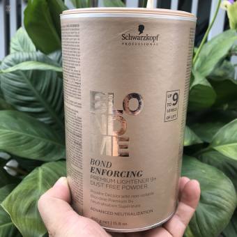 Bột tẩy nâng sáng tóc 9 cấp độ Blond me Premium Lightener 9+ Dust Free Powder Schwarzkopf 450g NEW