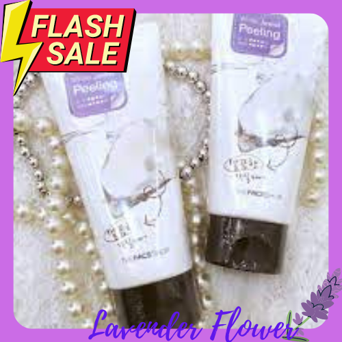 Tẩy da chết -Tẩy tế bào chết ngọc trai Smart Peeling White Jewel Perle Hàn Quốc 120ml Thành phần bột ngọc trai mang lại hiệu quả làm sáng da tuyệt vời và làm mịn màng làn da giúp se khít lỗ chân lông
