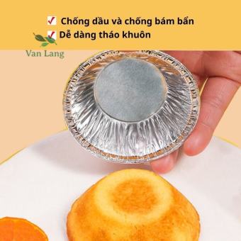 2 Chén Khuôn giấy bạc nướng thực phẩm, nướng bánh, nướng hàu...