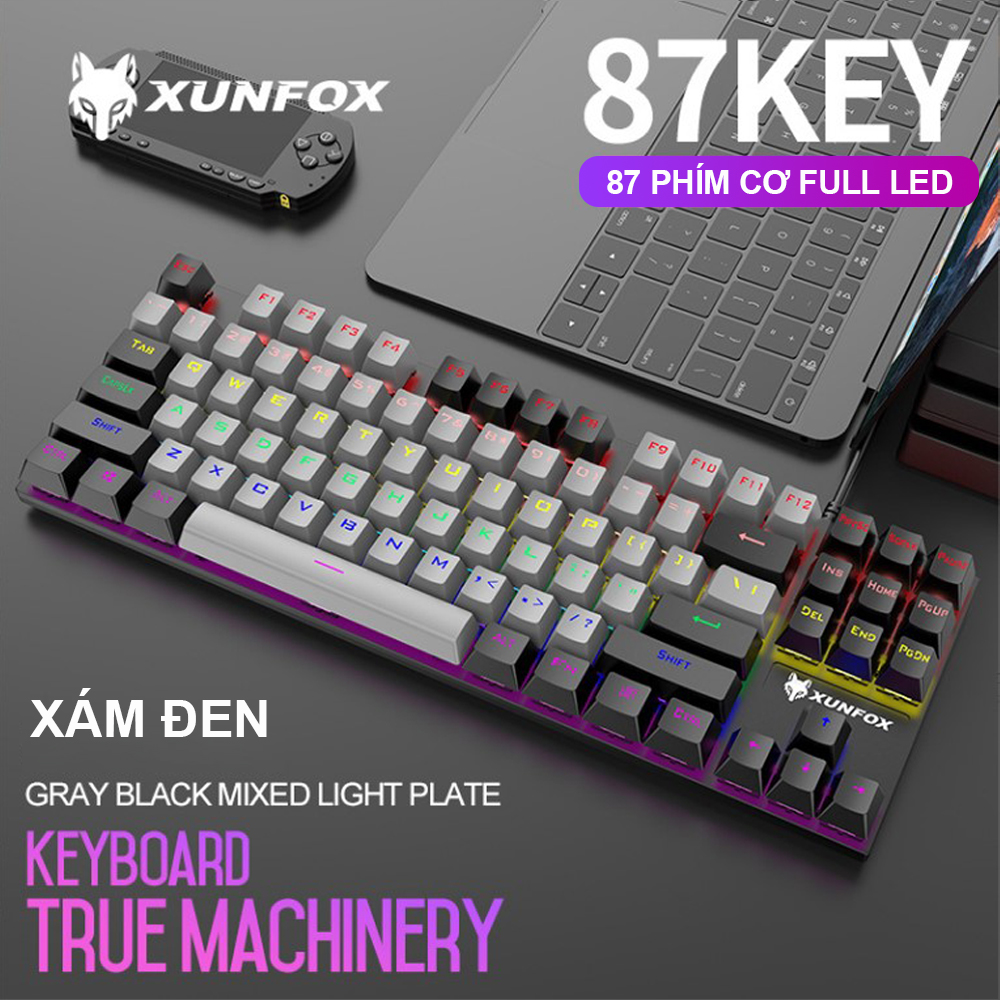 Bàn Phím Cơ Gaming Chơi Game Máy Tính Crack K400 Led 10 Chế Độ Phù Hợp Cho Văn Phòng Và Game Thủ