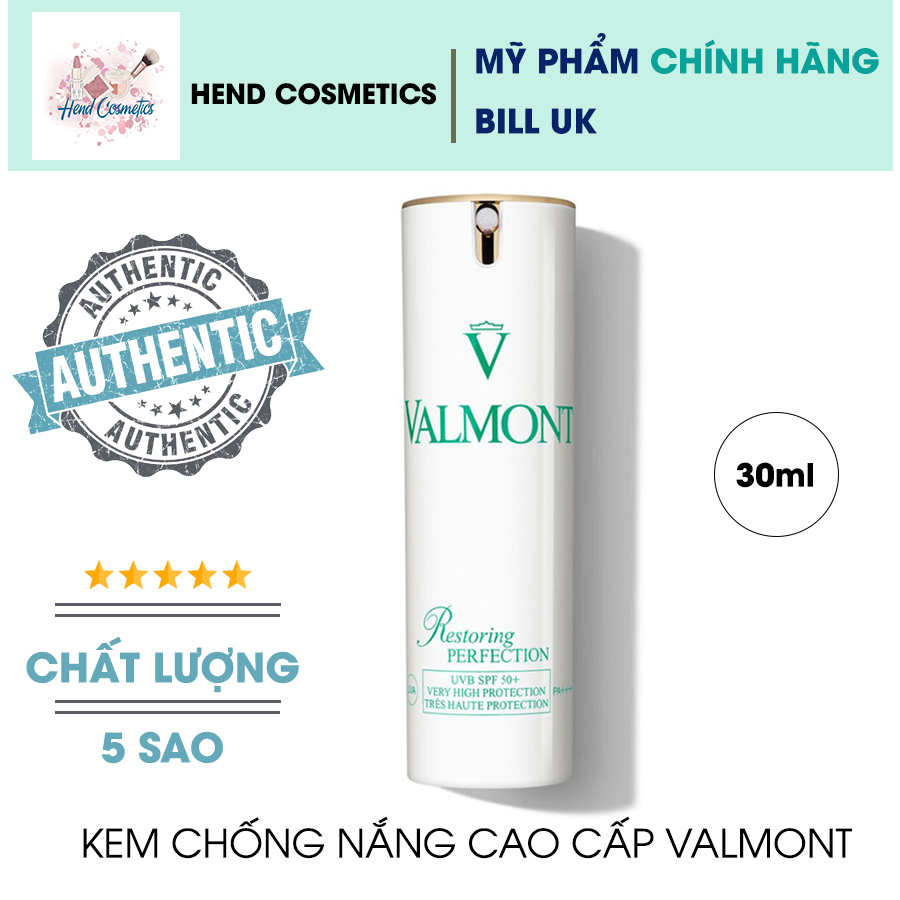 Kem Chống Nắng Valmont Restoring Perfection SPF 50 30ml