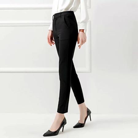 Black Slacks for Women High Quality Brand New Not Stretchable Slacks S-2XL