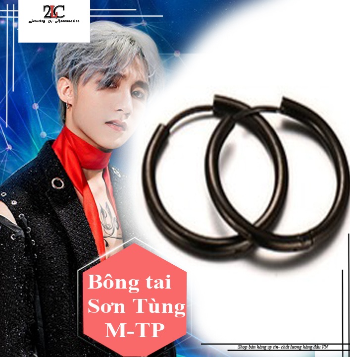 [HCM] (1 cặp) Bông Tai Nam Inox Cao Cấp Khoen Tròn Phong Cách Hàn Quốc- QuynhChi Store