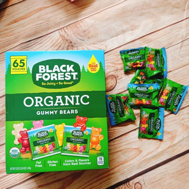 KẸO DẺO GẤU ORGANIC GUMMY BEARS (lẻ 1 gói )