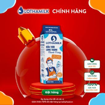 Sữa tươi thanh trùng Lothamilk hộp 1L