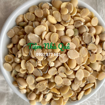 Đậu Ván cà vỏ - Đóng gói hút chân không - Nấu chè đậu ván