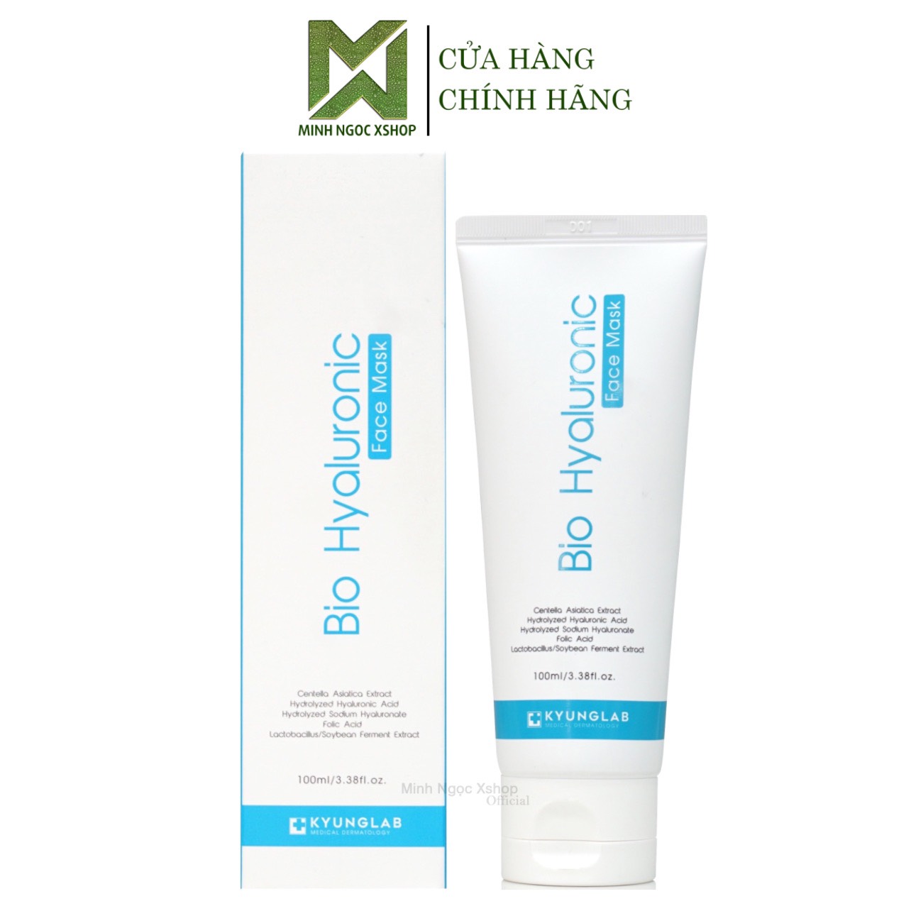 Mặt nạ kyung lab vitamin b9 bio hyaluronic face mask cấp ẩm, làm dịu da, ngừa lão hóa 100ml