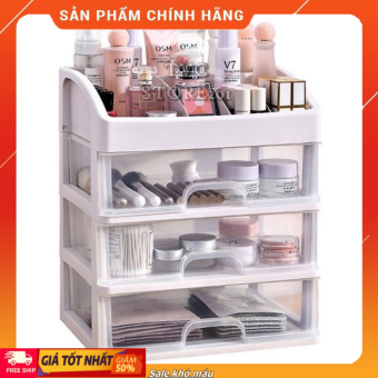 Kệ nhựa đựng đồ trang điểm 4 tầng-Kệ mỹ phẩm nhựa 4 tầng cao cấp- Kệ tủ đựng mỹ phẩm đồ trang điểm mini trong suốt 4 tầng-Kệ đựng mỹ phẩm 4 tầng kiểu dáng sang trọng tiết kiệm không gian