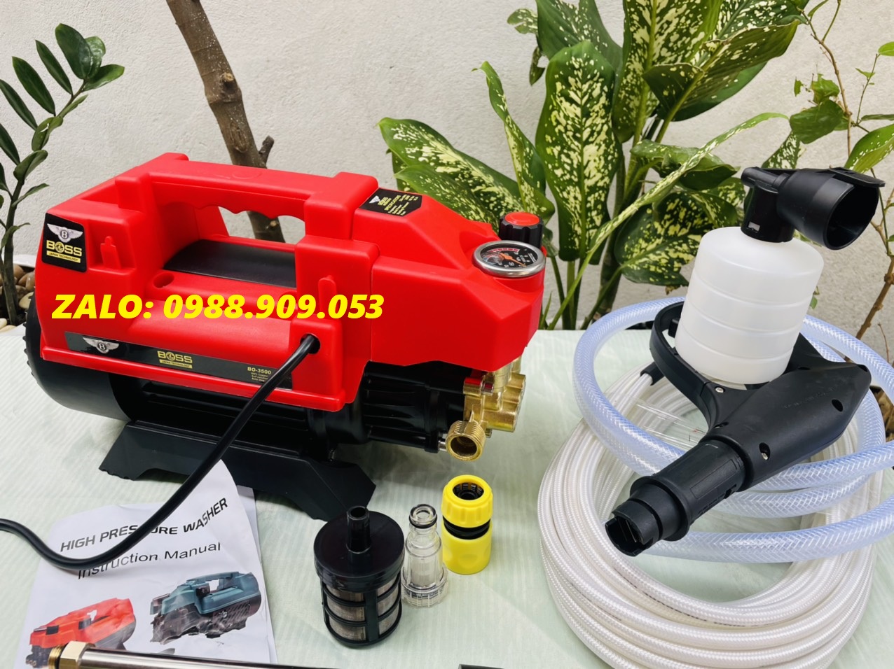 Máy rửa xe áp lưc cao bosh 3500w