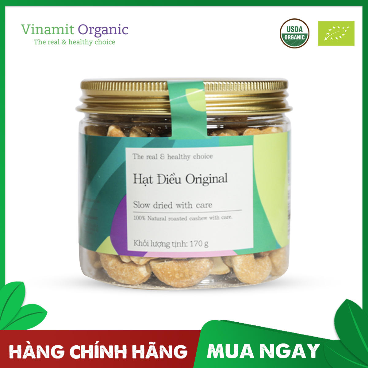 Hạt điều Original VINAMIT 170g