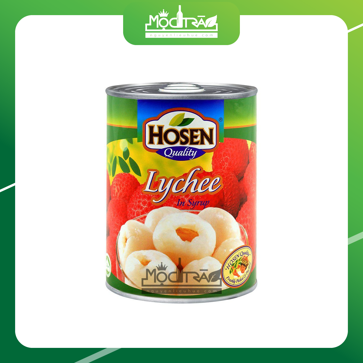 Vải ngâm nước đường hosen lon 565g